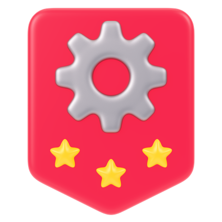 Setting Badge  3D Icon