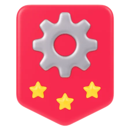 Setting Badge  3D Icon