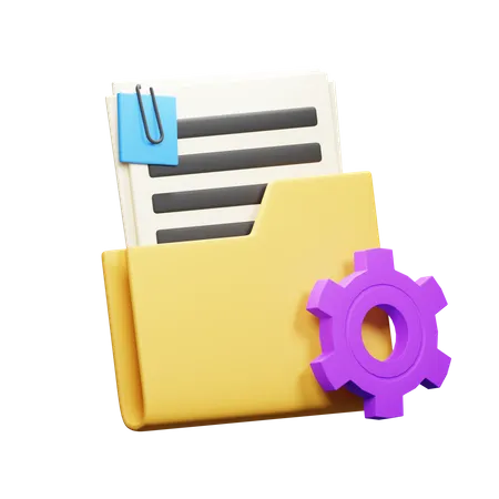 Setting Document 3D Icon