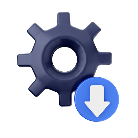 Setting Download  3D Icon