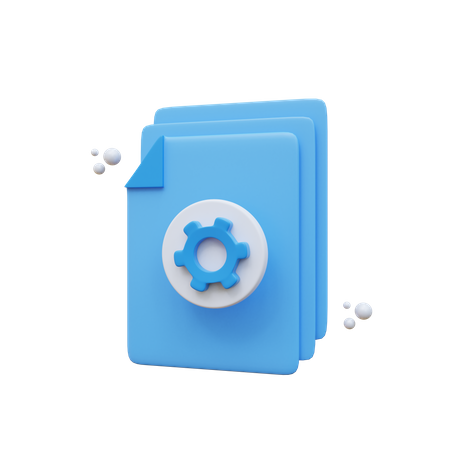 Setting File  3D Icon