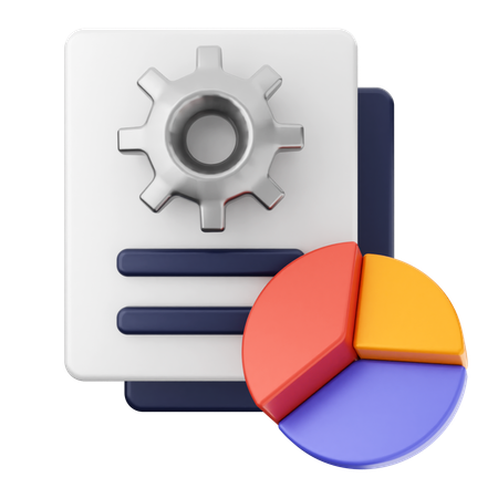 Setting Finance  3D Icon