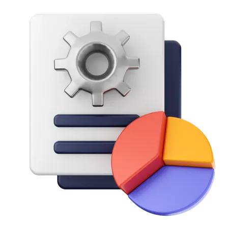 Setting Finance  3D Icon