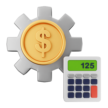 Setting Finance  3D Icon