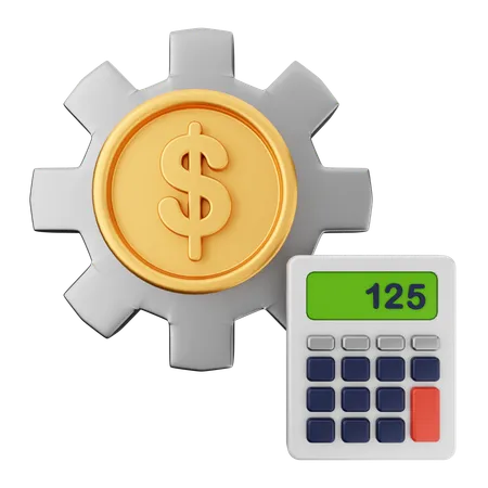 Setting Finance  3D Icon