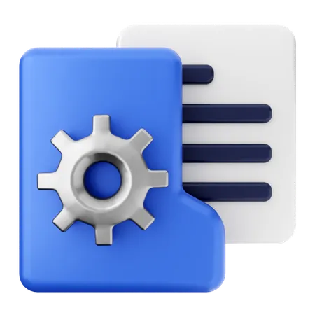 Setting Folder  3D Icon