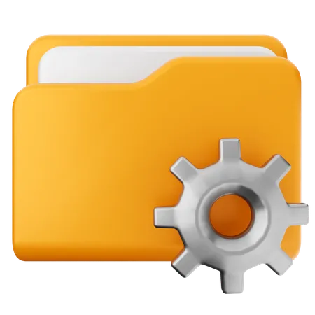 Setting Folder  3D Icon