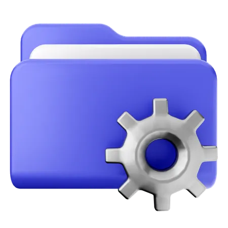 Setting Folder  3D Icon