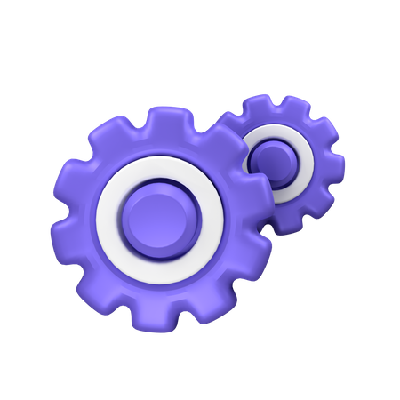 Setting Gear  3D Icon