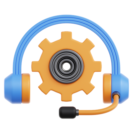 Setting Helpdesk  3D Icon