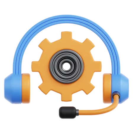 Setting Helpdesk  3D Icon