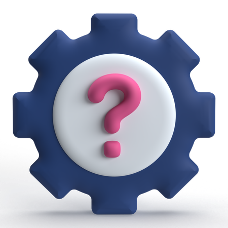 Setting Question  3D Icon