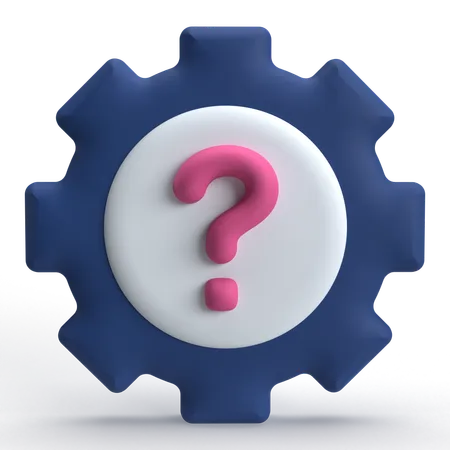 Setting Question  3D Icon