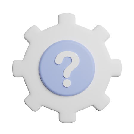 Setting Question  3D Icon