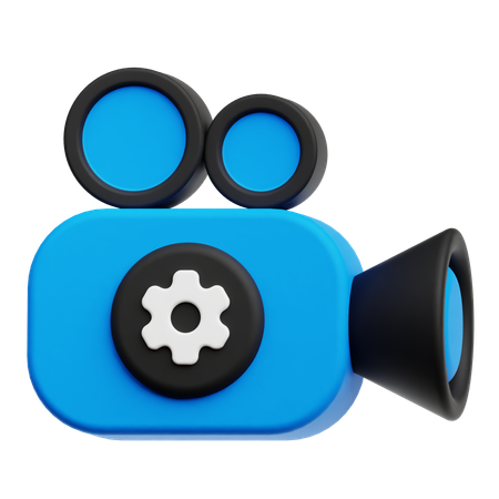 Setting Video Camera  3D Icon