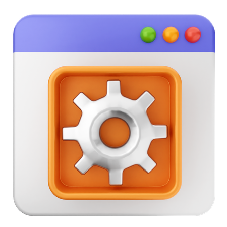 ウェブサイトの設定  3D Icon