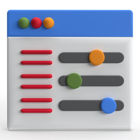 Settings  3D Icon