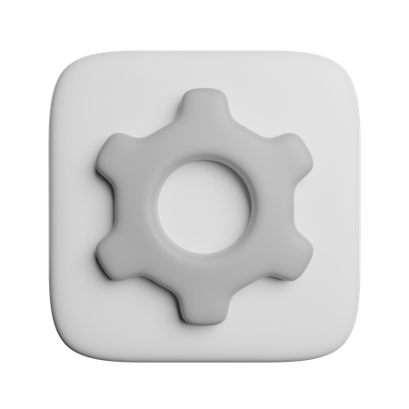 Settings  3D Icon