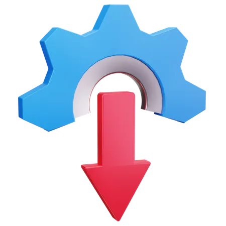 Settings Download  3D Icon