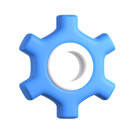 設定ギア  3D Icon