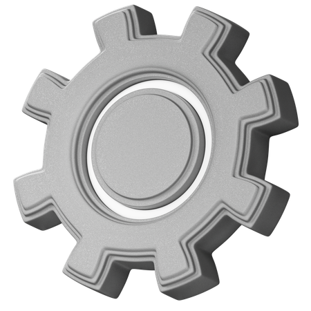 Settings Gear  3D Icon