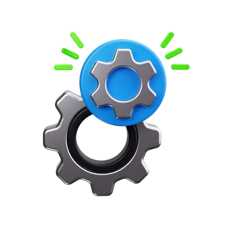 Settings Gear  3D Icon