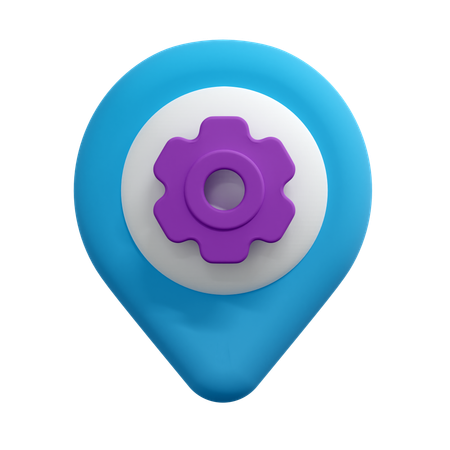 設定場所ピン  3D Icon
