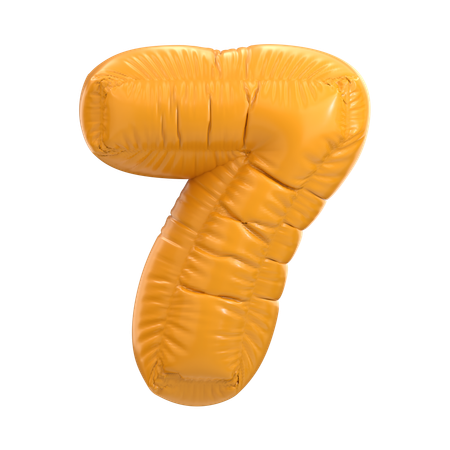 Seven  3D Icon