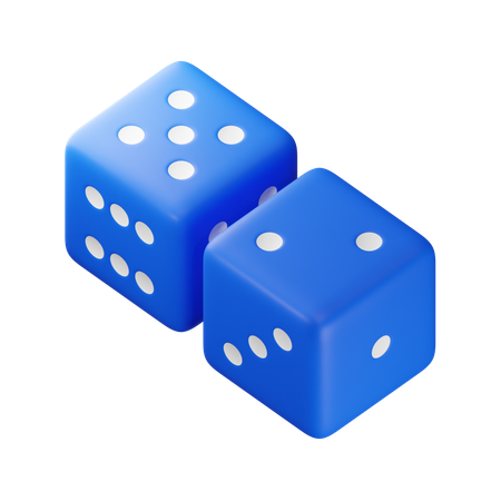 Seven Dice  3D Icon