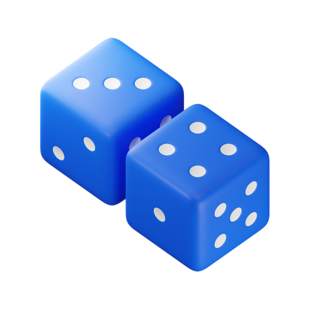 Seven Dice  3D Icon