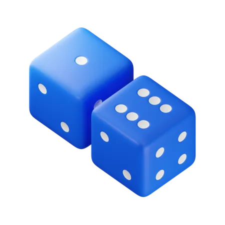 Seven Dice  3D Icon