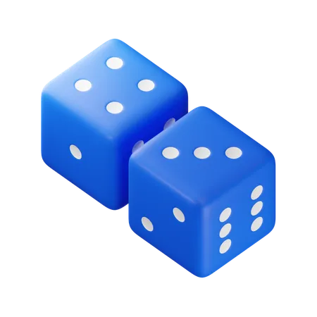 Seven Dice  3D Icon