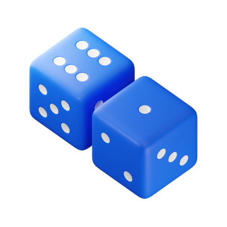 Seven Dice  3D Icon