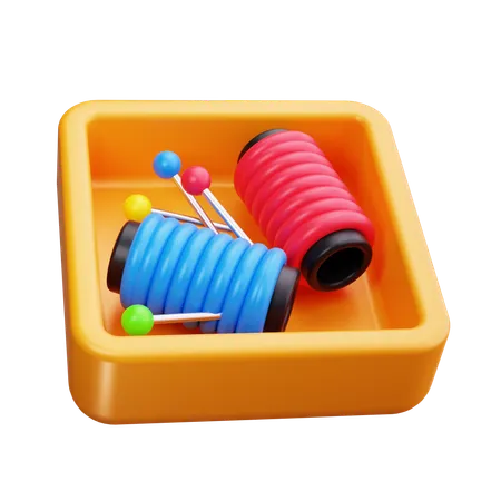 Sewing Box  3D Icon