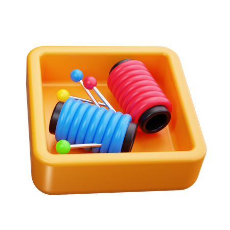Sewing Box  3D Icon
