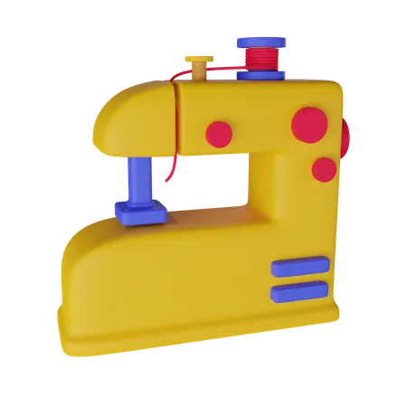 Sewing Machine 3 D Icon Contains PNG BLEND GLTF And OBJ Files 3D Icon