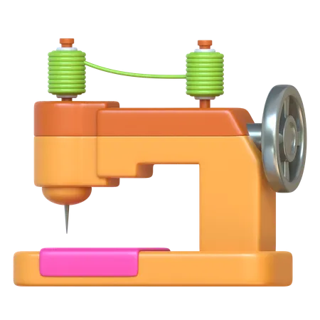 Sewing Machine 3 D Sewing Icon 3D Icon