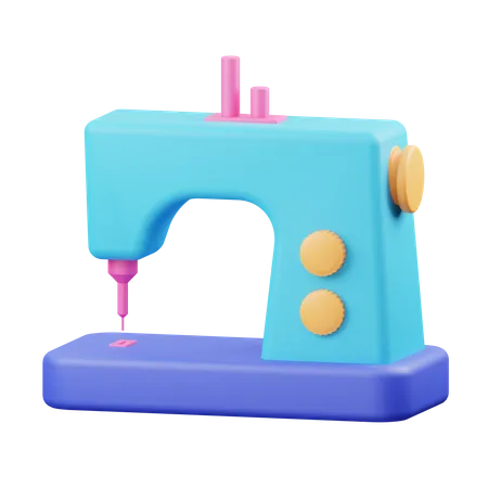 Sewing Machine 3D Illustration