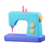 3d sewing machine emoji