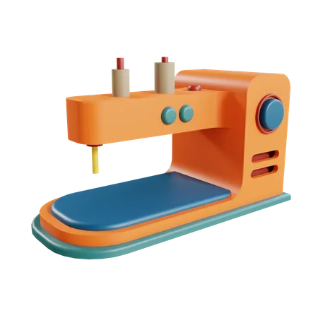 Sewing Machine  3D Illustration