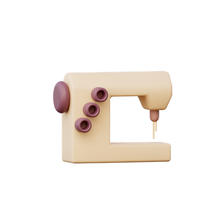 Sewing Machine  3D Illustration