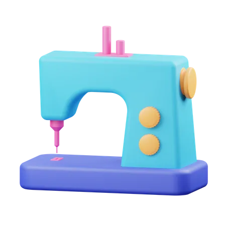 Sewing Machine  3D Illustration