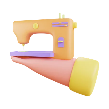 Sewing Machine  3D Illustration