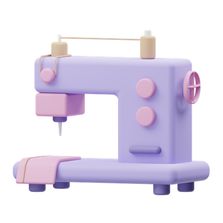 Sewing Machine  3D Illustration