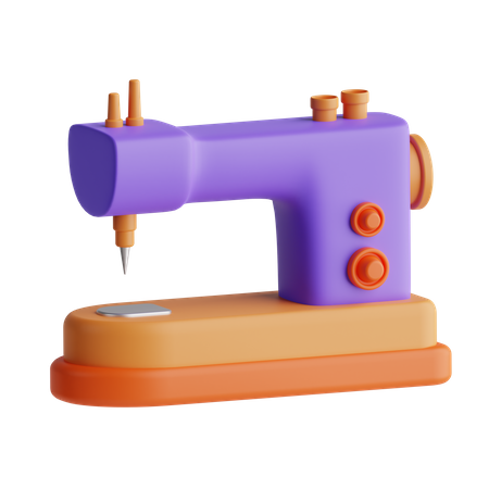 Sewing Machine 3D Icon