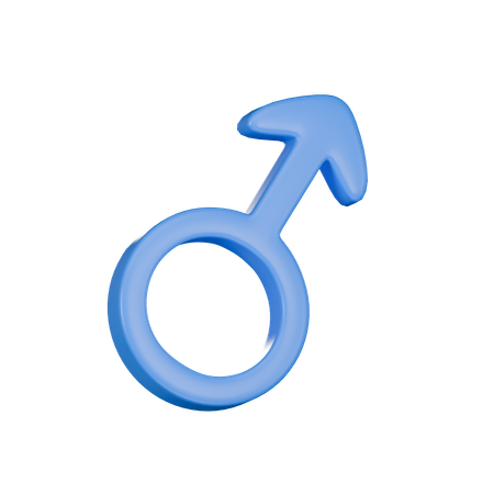 Sexe masculin  3D Icon