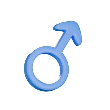 Sexe masculin  3D Icon