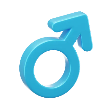 Sexe masculin  3D Icon