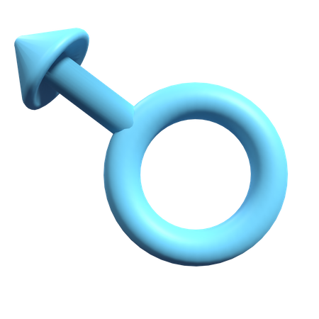 Sexe masculin  3D Illustration