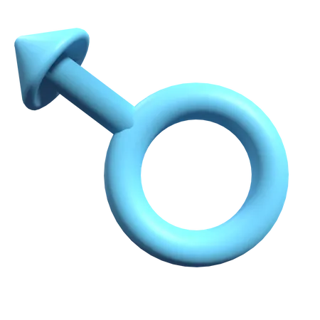 Sexe masculin  3D Illustration